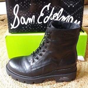 👢NEW-Sam Edelman Leather Garret combat boots